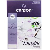 Bloco Pochette Imagine A3 29,7 x 42 cm 200 g/m² - 6420 - Canson Bloco Pochette Imagine A3 29,7 x 42 cm 200 g/m² - 6420 - Canson