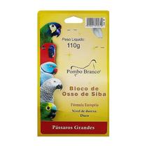 Bloco Pombo Branco Pássaros Osso Siba - Tamanho G Bloco Pombo Branco Pássaros Osso Siba - Tamanho G