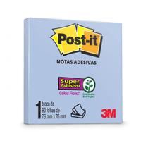 Bloco Post-It 3M 76x76 mm c/ 90 Fls - Azul