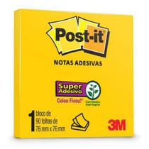 Bloco Post-It 654 - Amarelo - Com 90 Folhas - 3M