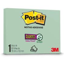 Bloco Post-It 657 Menta Com 90 Folhas 3M