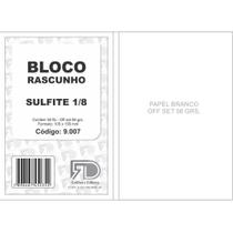 Bloco Rascunho Sulfite 1/8 105x155 50f Com 5 9007 - Fd Grafica Bloco Rascunho Sulfite 1/8 105x155 50f Com 5 9007 - Fd Grafica