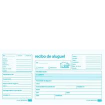 Bloco Recibo Aluguel com Canhoto 206X05mm 50Fls Un - Tilibra