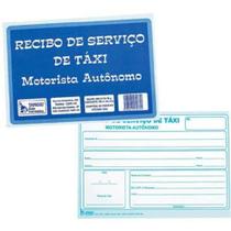 Bloco Recibo serviço Táxi motorista autônomo 150x105mm 50fls Tamoio