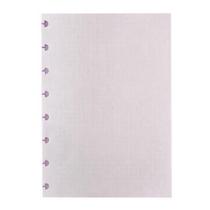 Bloco Refil A5 Quadriculado Linha Branca 90G Com 50 Folhas