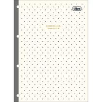 Bloco Refil Caderno Fichário 80 Folhas Pautadas West Village