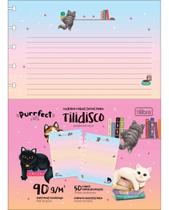 Bloco Refil Caderno Tilidisco Grande Decorado Purrfect Cats Bloco Refil Caderno Tilidisco Grande Decorado Purrfect Cats