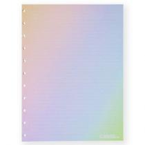 Bloco refil grande Rainbow pautado linha branca 120g com 30 folhas - CIRG4023 - Caderno Inteligente Bloco refil grande Rainbow pautado linha branca 120g com 30 folhas - CIRG4023 - Caderno Inteligente