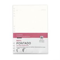 Bloco refil médio organizador offset pontilhado 40 folhas - Cicero Bloco refil médio organizador offset pontilhado 40 folhas - Cicero