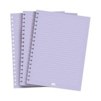 Bloco Refil Para Caderno Smart 48 Folhas Lilas Médio Colegial Dac