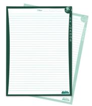 Bloco Refil para fichários de receitas jogo 50 folhas A4 Bloco Refil para fichários de receitas jogo 50 folhas A4