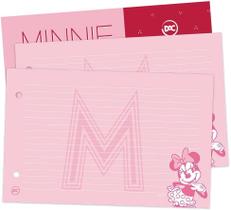 Bloco Refil para Mini Fichário Argolado com 80 Folhas Decoradas Minnie DAC, Ref:3782RE Bloco Refil para Mini Fichário Argolado com 80 Folhas Decoradas Minnie DAC, Ref:3782RE