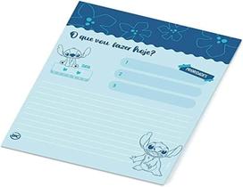 Bloco Refil para Mini Fichário Argolado com 80 Folhas Decoradas Stitch DAC, Bloco Refil para Mini Fichário Argolado com 80 Folhas Decoradas Stitch DAC,