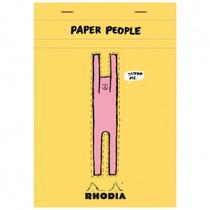 Bloco Rhodia Edição 90 anos & Paper People 14,6x20,8cm 80 Folhas Bloco Rhodia Edição 90 anos & Paper People 14,6x20,8cm 80 Folhas