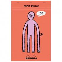 Bloco Rhodia Edição 90 anos & Paper People 20,8x31,6cm 80 Folhas Bloco Rhodia Edição 90 anos & Paper People 20,8x31,6cm 80 Folhas