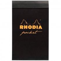 Bloco Rhodia Pocket Capa Preta Bloco Rhodia Pocket Capa Preta