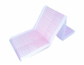 Bloco sanfonado de papel para cardiotocografo comen star 5000d 150x90x150 fls.