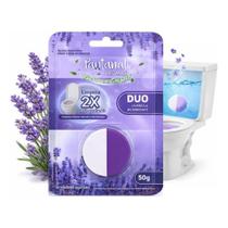 Bloco Sanitário Duo Lavanda Bicarbonato Caixa Acoplada 50g Bloco Sanitário Duo Lavanda Bicarbonato Caixa Acoplada 50g