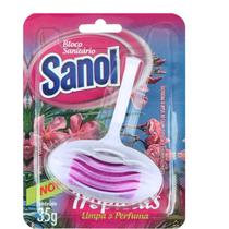 BLOCO SANITÁRIO SANOL FLORES TROPICAIS AP 35g 2540 BLOCO SANITÁRIO SANOL FLORES TROPICAIS AP 35g 2540