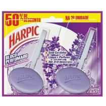 Bloco sanitário sólido harpic 26g lavanda com 50% desc na segunda unidade - Rb Bloco sanitário sólido harpic 26g lavanda com 50% desc na segunda unidade - Rb