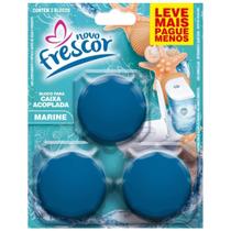 Bloco Sanitário Triplo para Caixa Acoplada 45g Azul - Marine Nova Frescor