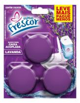 Bloco Sanitário Triplo Para Caixa Acoplada 45g Novo Frescor