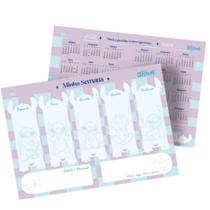 Bloco semanal stitch 4219