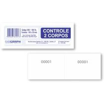 Bloco sidgraph controle 2 corpos 100 fls - pt c/ 20 Bloco sidgraph controle 2 corpos 100 fls - pt c/ 20