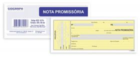 Bloco sidgraph nota promissória 50 fls 208x86 - pt c/ 20