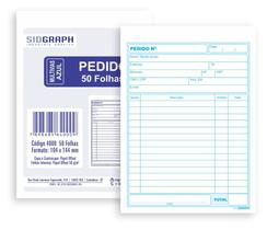 Bloco sidgraph pedido 1 via 50 fls 104x144 - pt c/ 20 Bloco sidgraph pedido 1 via 50 fls 104x144 - pt c/ 20