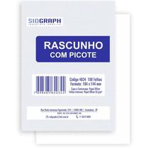 Bloco sidgraph rascunho c/ picote 100 fls 104x144 - pt c/ 20 Bloco sidgraph rascunho c/ picote 100 fls 104x144 - pt c/ 20