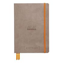 Bloco Sketch Bullet Journal Goalbook Couro Taupe Rhodia