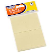Bloco Smart Notes 38x51mm Amarelo Pastel 100FLS 4 Blocos
