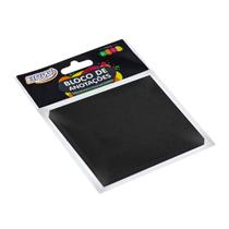 Bloco smart notes 76x76mm- preto - 50fls brw