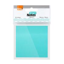 Bloco Smart Notes 76x76mm Turquesa Beach - BRW Bloco Smart Notes 76x76mm Turquesa Beach - BRW