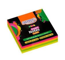 Bloco smart notes cube neon 200 fls - brw