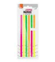 Bloco smart notes marca texto colorido neon 20fls 8 blocos ba1060