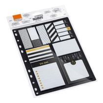 Bloco Smart notes Multiples - Black c/ 25fls e 13 blocos - BRW