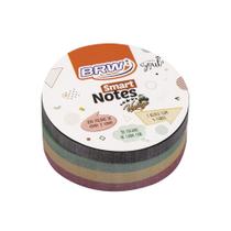 Bloco smart notes round 45x45mm vintage -200fls - 1bloco-brw