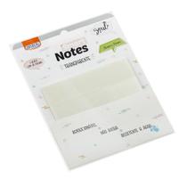 Bloco Smart Notes Transparente 76x76mm 20fls - BRW