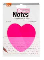 BLOCO SMART NOTES TRANSPARENTE CORAÇÃO BRW - Ideal para Anotações BLOCO SMART NOTES TRANSPARENTE CORAÇÃO BRW - Ideal para Anotações