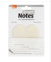 Bloco smart notes transparente coração brw Bloco smart notes transparente coração brw