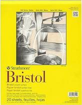 Bloco Strathmore Bristol Smooth Série 300 27,9x35,6cm 270g/m com 20 Folhas