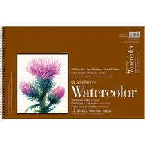 Bloco Strathmore Watercolor 30,5x45,7cm 300g/m com 12 Folhas Espiral Série