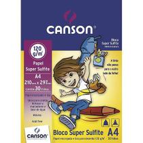 Bloco Super Sulfite 30 FL A4 210x297mm 120g - Canson