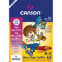 Bloco Super Sulfite Desenho A4 120g 30 folhas Canson