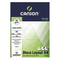 Bloco Tecnico Layout Canson 90 g/m2 A4 (210x297mm) 50 Fls