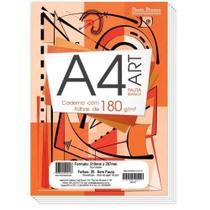 Bloco Tecnico Sem Margem Desenho A4 20 Fls Branco 180g/m2 - Pauta Branca Bloco Tecnico Sem Margem Desenho A4 20 Fls Branco 180g/m2 - Pauta Branca