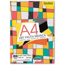 Bloco Tecnico sem Margem Desenho A4 ART PB 20F.BR 150G Bloco Tecnico sem Margem Desenho A4 ART PB 20F.BR 150G