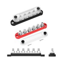 Bloco Terminal Negativo M8 Da Barra De Ônibus De 12V 150A Para a Distribuição De Energia Automotiva